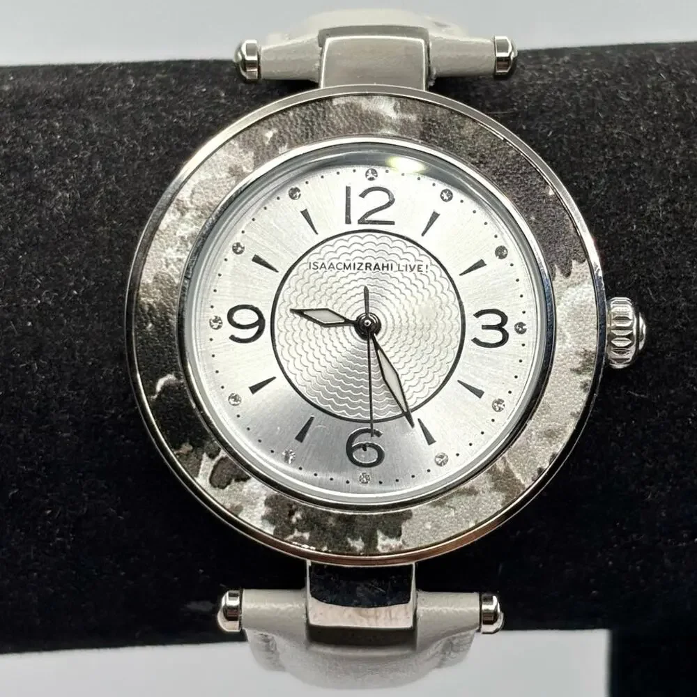 Silver Isaac Mizrahi Men's Watch
